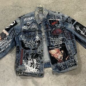Colorado artist created graphic denim jacket